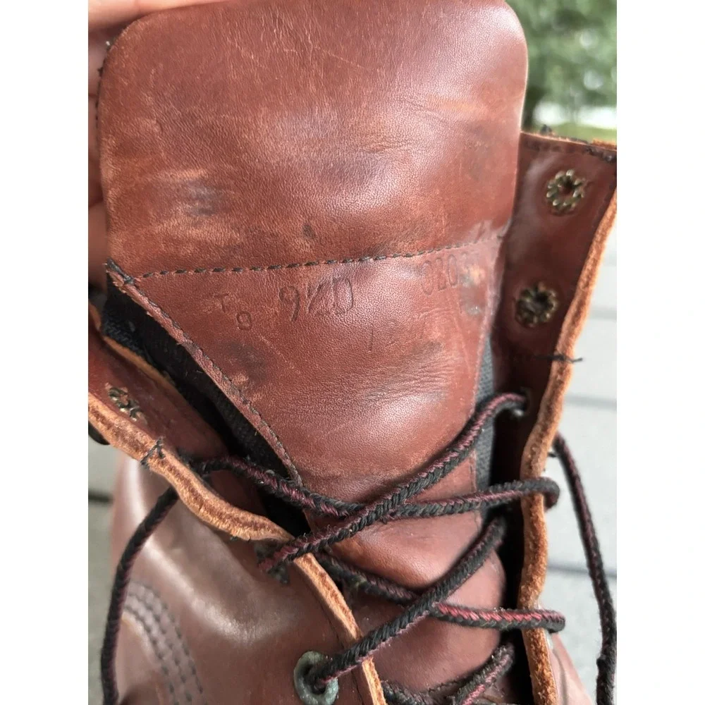 Vintage Red Wing Shoes D 9 1/2 GORE-TEX Boots Brown 1227 Mens MADE IN USA